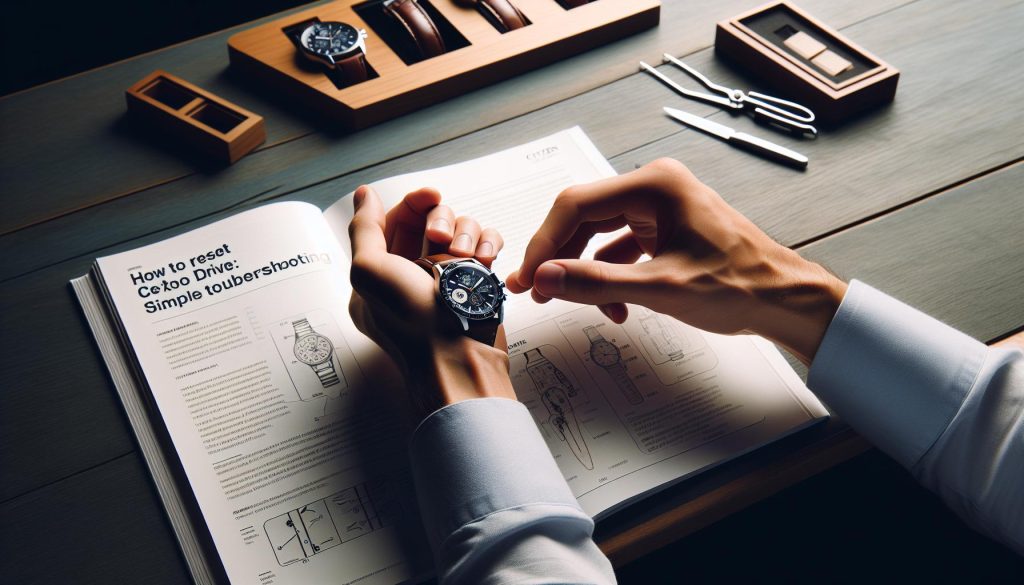 How to Reset Citizen Eco Drive Watch: Simple Troubleshooting